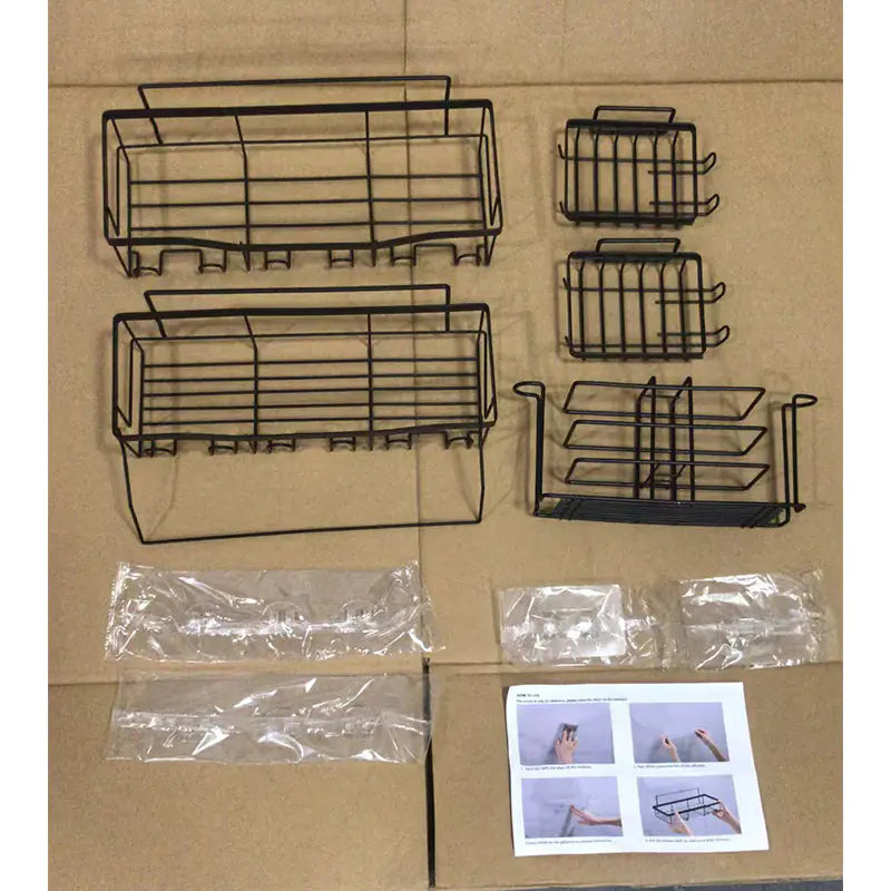 Wall-Mounted Shower Storage Rack for Bathroom