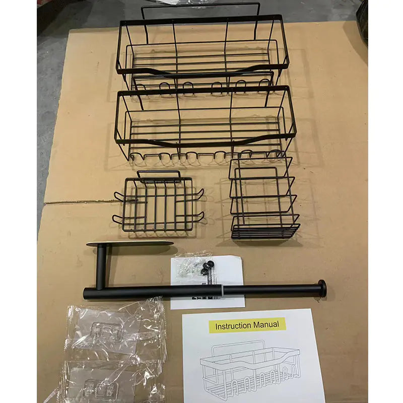 Wall-Mounted Shower Storage Rack for Bathroom