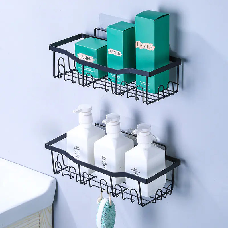 Wall-Mounted Shower Storage Rack for Bathroom