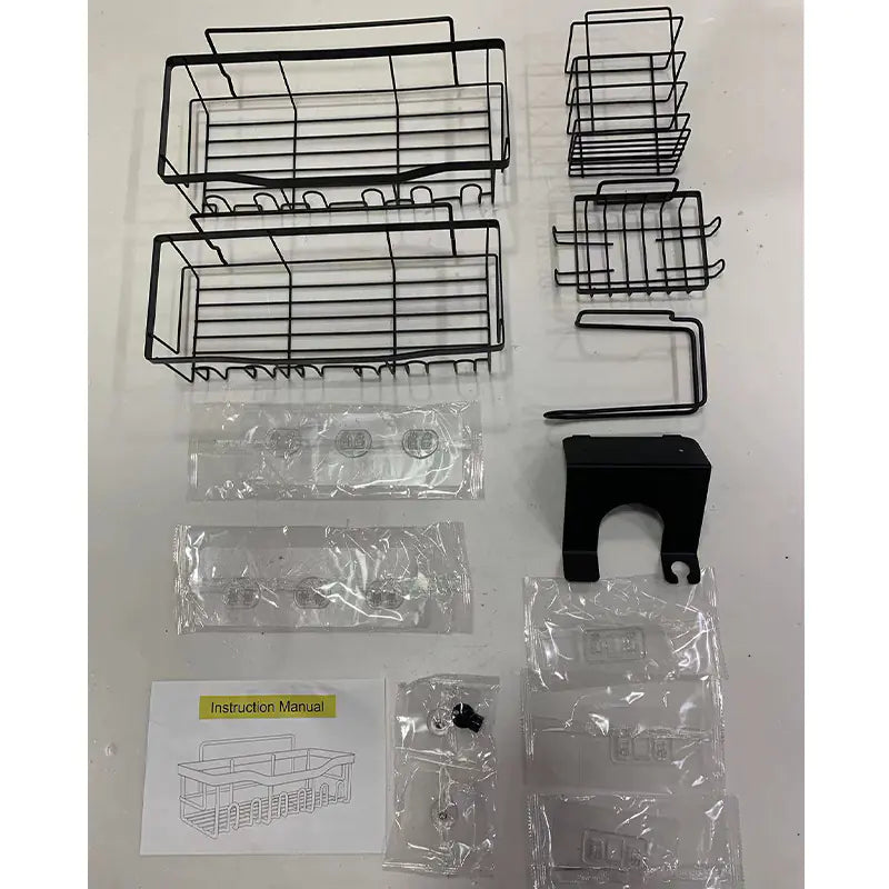 Wall-Mounted Shower Storage Rack for Bathroom