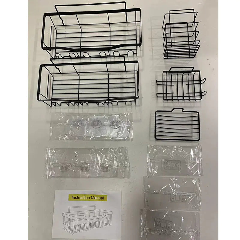 Wall-Mounted Shower Storage Rack for Bathroom