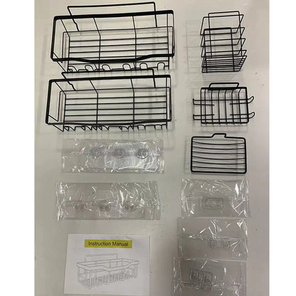 Wall-Mounted Shower Storage Rack for Bathroom