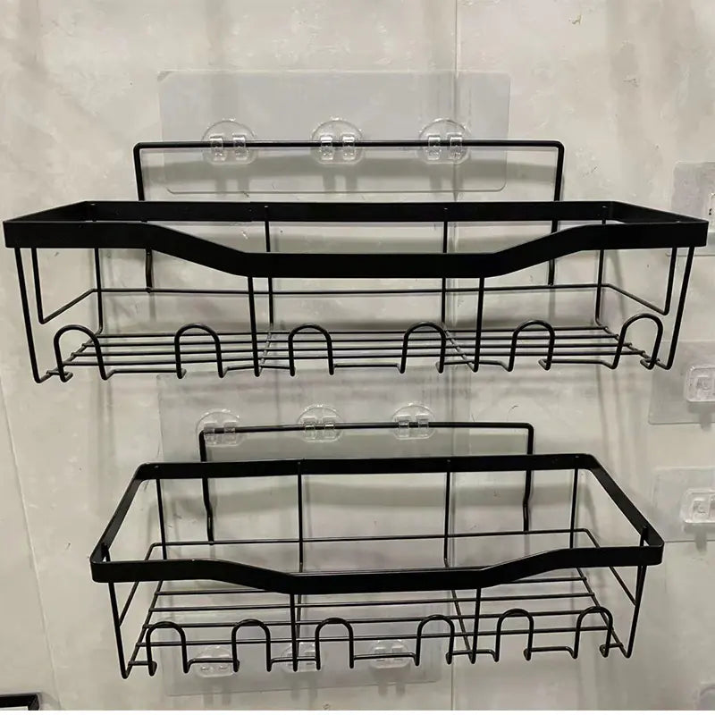 Wall-Mounted Shower Storage Rack for Bathroom