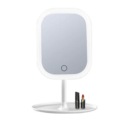 LED Makeup Mirror with USB Charging for Desktop