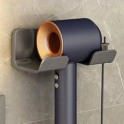 Bathroom Hair Dryer Holder - No Drill Multi-Function Rack