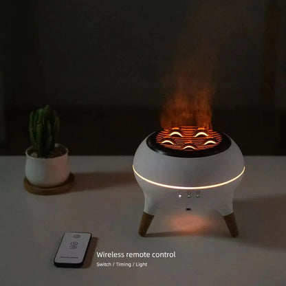 Flame Effect LED Aromatherapy Diffuser
