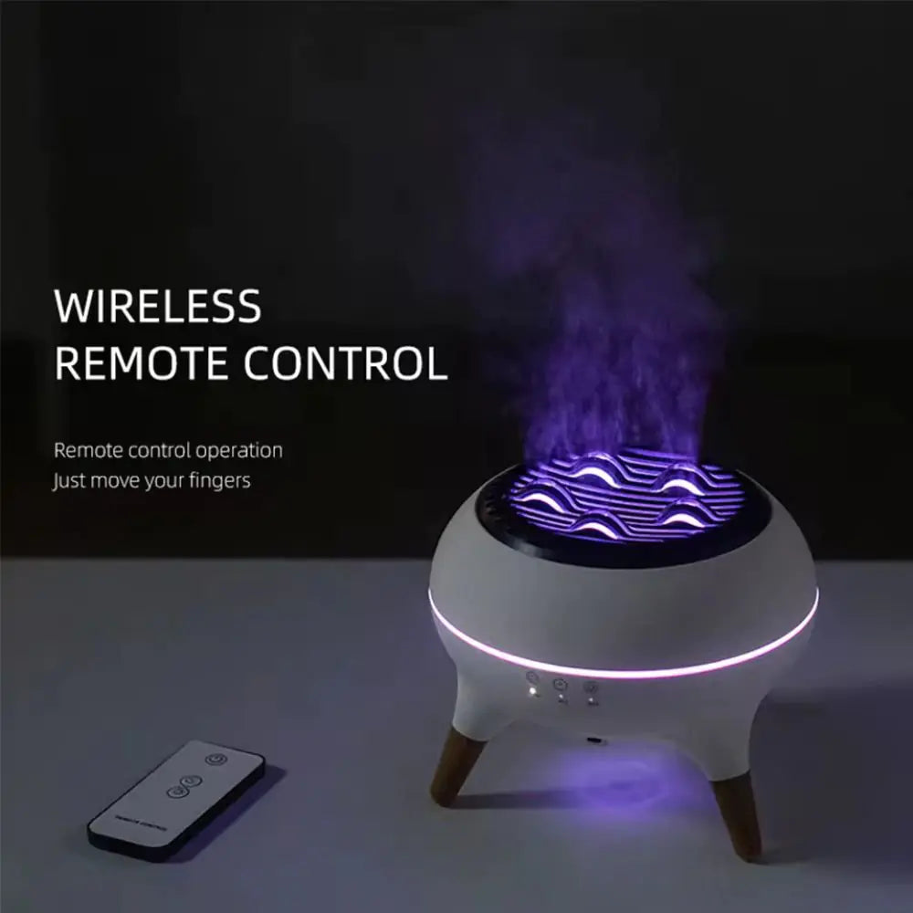 Flame Effect LED Aromatherapy Diffuser