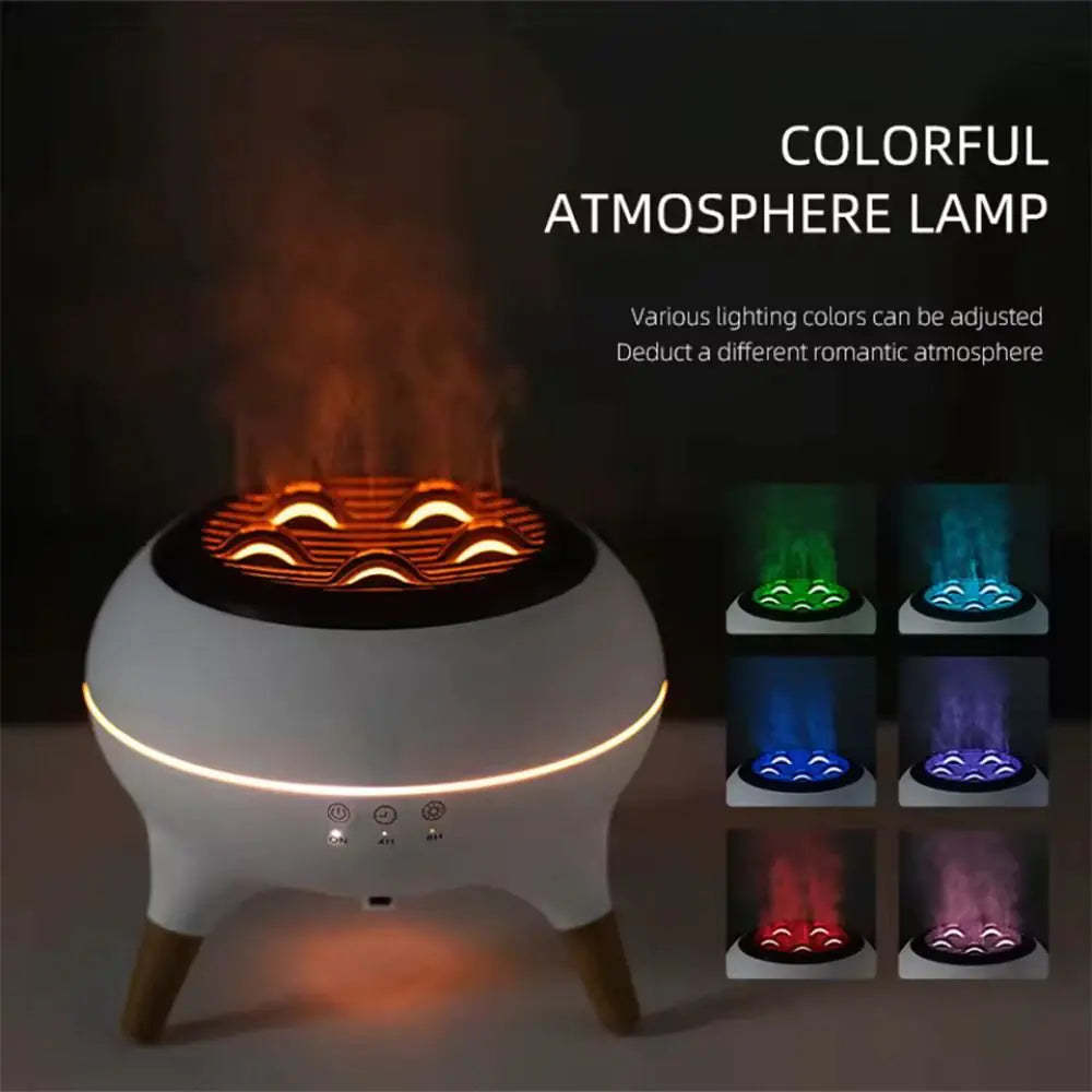 Flame Effect LED Aromatherapy Diffuser