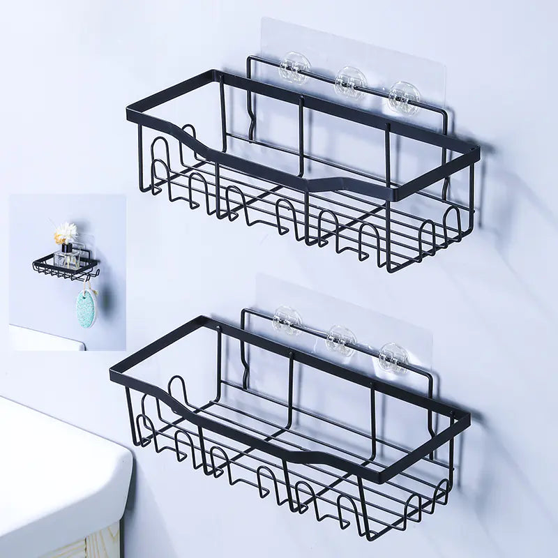 Wall-Mounted Shower Storage Rack for Bathroom