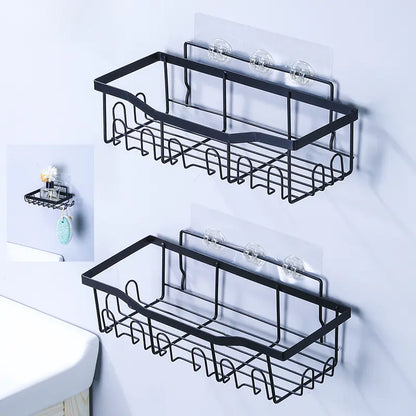 Wall-Mounted Shower Storage Rack for Bathroom