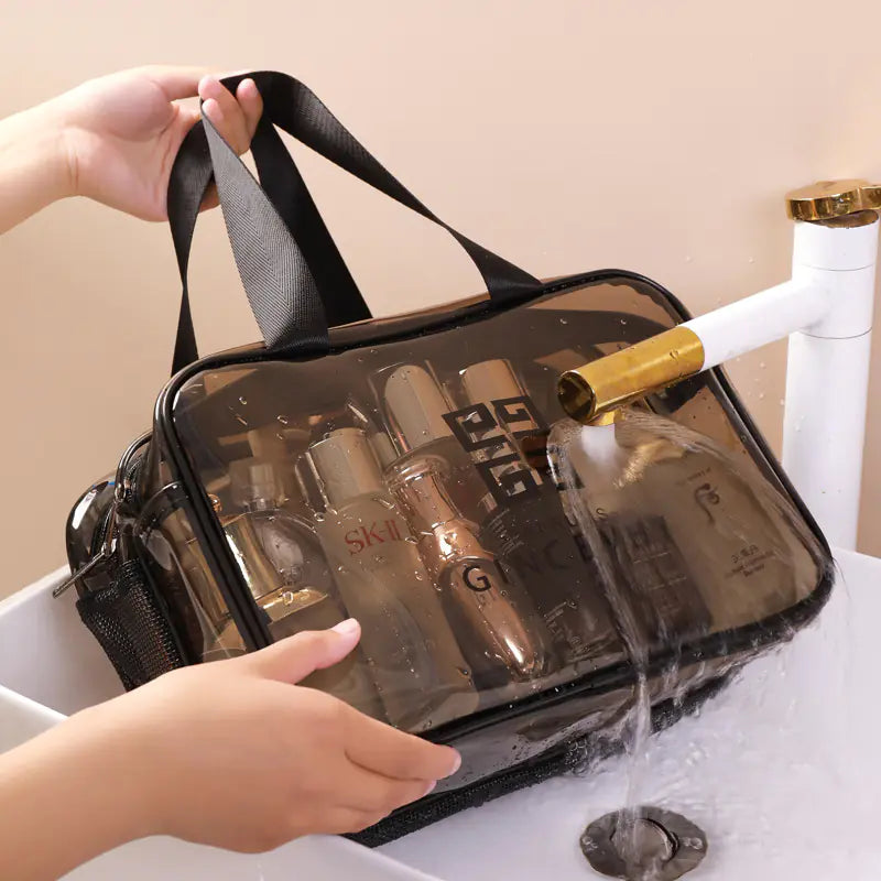 Portable Waterproof Makeup Bag for Travel and Gym