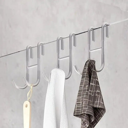 1pc Rust Resistant Multifunctional Shower Door Hook