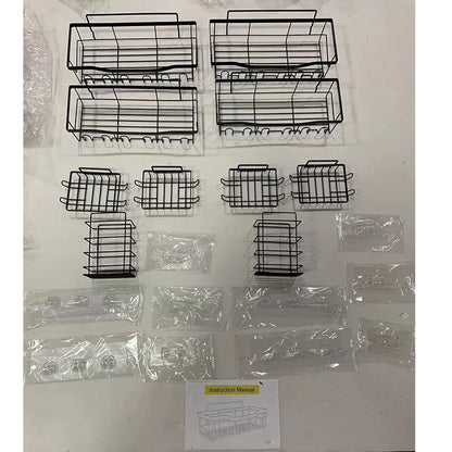 Wall-Mounted Shower Storage Rack for Bathroom