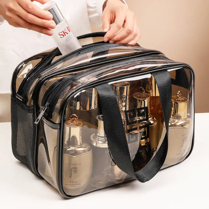Portable Waterproof Makeup Bag for Travel and Gym