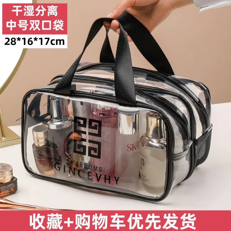 Portable Waterproof Makeup Bag for Travel and Gym