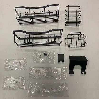 Wall-Mounted Shower Storage Rack for Bathroom