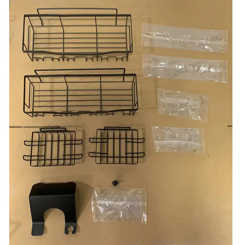 Wall-Mounted Shower Storage Rack for Bathroom