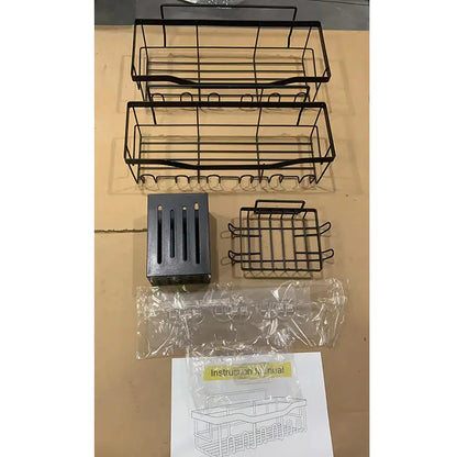 Wall-Mounted Shower Storage Rack for Bathroom