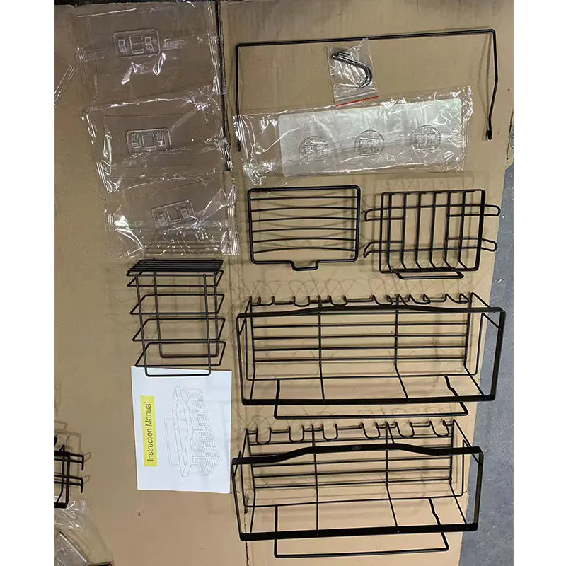 Wall-Mounted Shower Storage Rack for Bathroom