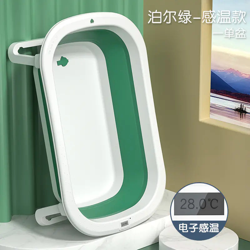Foldable Baby Bathtub Set for Newborns and Kids